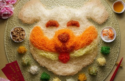 Hai Tien Lo yu sheng platter