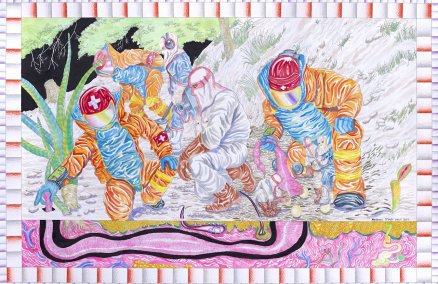 Hasanul Isyraf Idris, The Most Widespread Dahaga, from the ‘HOL (Higher Order Love) Chapter 2.3, Wound Environment of Naga and Doubt’ series, 2017, Collection of the Artist, Image courtesy of Richard Koh Fine Art and the Artist