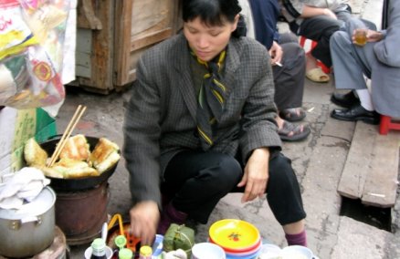 Hanoi street hawker