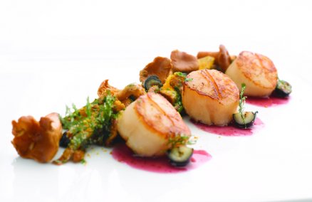 Sea scallops at Il Lido