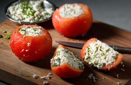 Indian caprese at Pind Balluchi