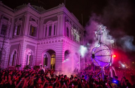 Invasion by Close-Act. Photo credit: Singapore Night Festival 2016