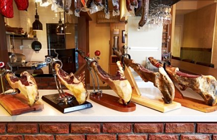 Jamon bar at My Little Spanish Place