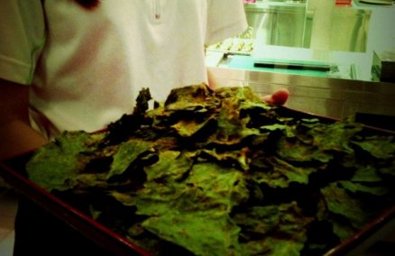 Kale chips at World Flavours Party Night