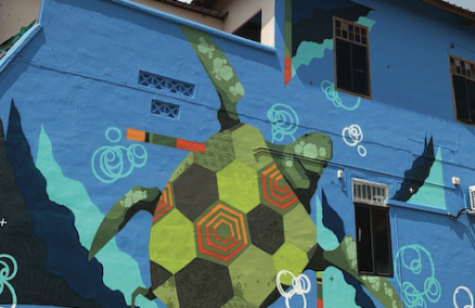 Artist Ink&Clog's new mural near Yong's Teochew Kueh