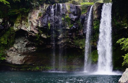 Jeju Island Attractions: Cheonjeyon Waterfall