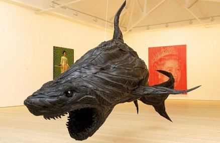 Ji Yong Ho's Shark 10 exhibit at the Korean Eye 2010