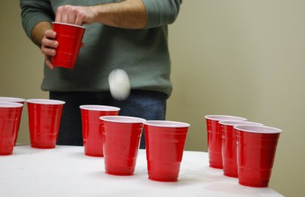 Beer pong. Photo by Laura LaRose via Flickr