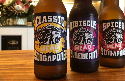 Lion City Meadery's meads. Credit: SG Magazine