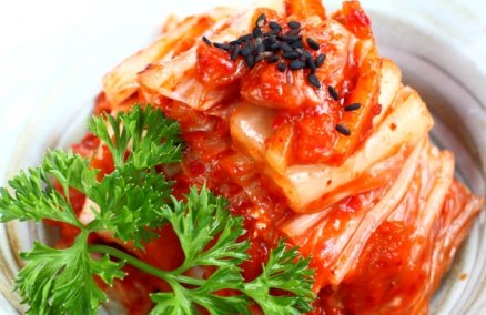 Kimchi from Korean bento