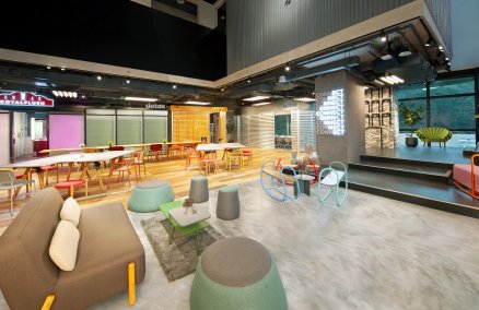 Connect, the lobby of Lyf Funan Singapore