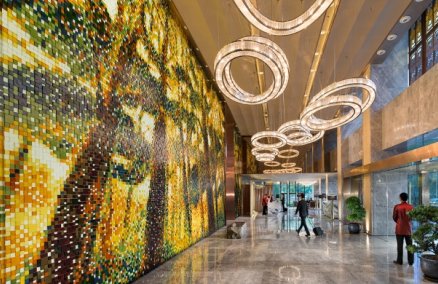 Mandarin Oriental Pudong Shanghai lobby