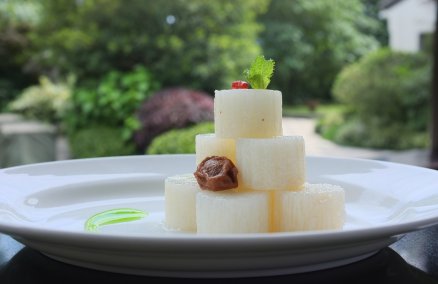 Marinated yam with preserved plums at Jiang-Nan Chun