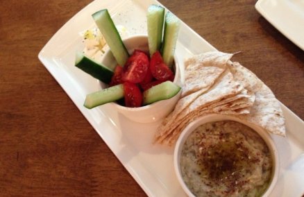 Mezze platter at Bartini Kitchen 