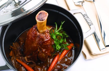 Milk-fed veal shank at Forlino