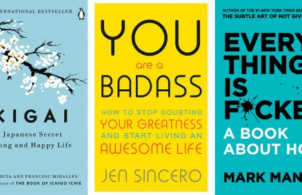 L-R: Ikigai; You Are a Badass; Everything Is F*cked