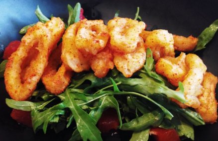 Crispy calamari ($18) at NUVO, Singapore