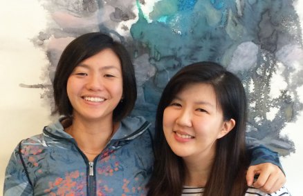 Qiuyan Tian and Michelle Chan of Art Loft, Singapore
