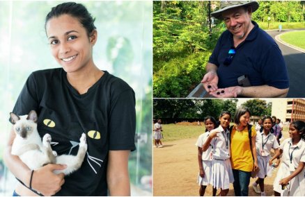 Clockwise from left: Thenuga Vijakuma, Tony O' Dempsey, Adrianna Tan