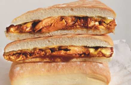 Pork cheek gruyere panini at W39 