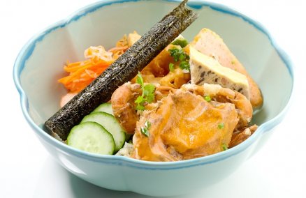 COMNAM Broken Rice - Rice bowl with crispy soft shell crab