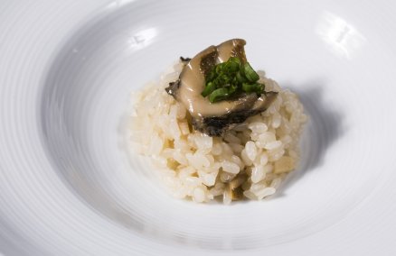 Rizu's abalone risotto