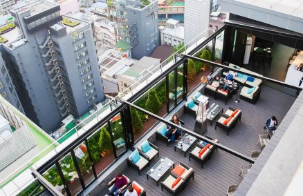 Rooftop Bar Floating