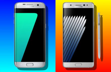 Samsung Galaxy Note 7 vs Galaxy S7 Edge