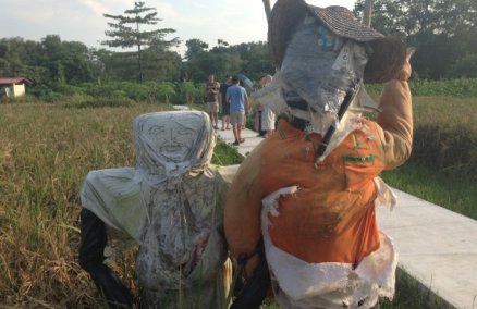 Scarecrows at D’Kranji Farm Resort