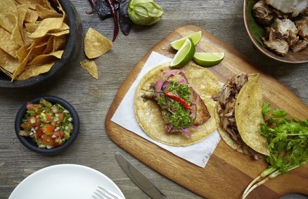 Carnitas taco at Senor Taco, Singapore