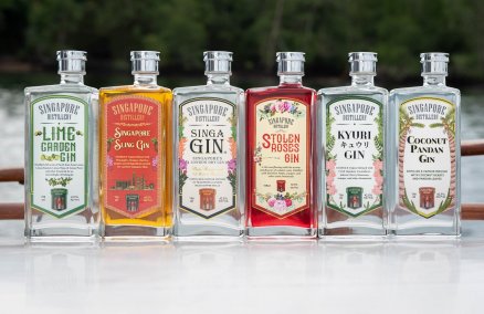 Singapore Distillery's debut range of six craft gins