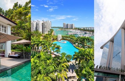 L-R: Capella, W Singapore, Marina Bay Sands