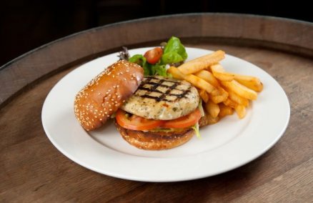 Chicken Burger; Mulligan's, Singapore