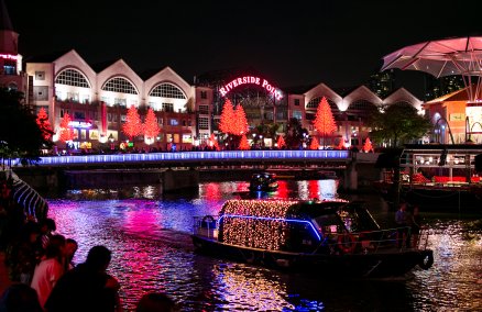 Christmas by the Singapore River