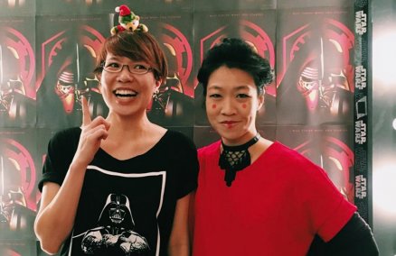 The Tan sisters, Sharon (left) and Karen