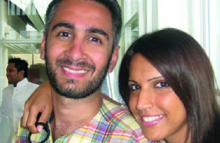 Suraj Melwani (pictured with his wife)