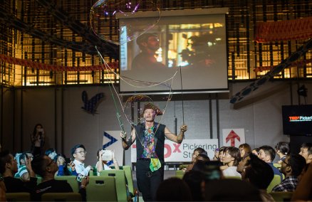 Sandy Snakenberg at last year's edition. Photo credit: TEDxPickeringStreet