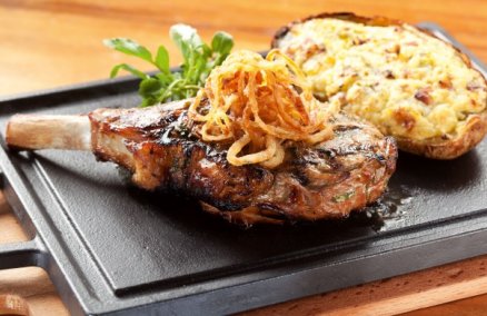 Berkshire pork chop at The Chop House