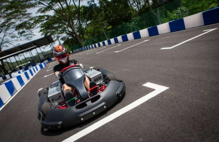 Go Karting at Turf City, Bukit Timah