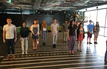 "The Privilege Walk". Photo credit: Sherry Wong