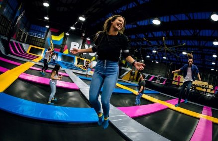 Trampolines. Photo credit: BOUNCE Singapore.