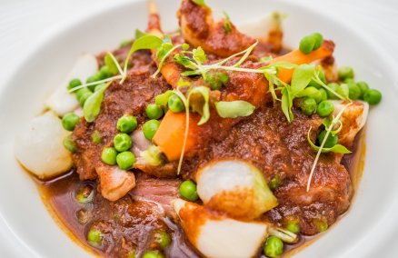 Slow-cooked lamb rump at The White Rabbit