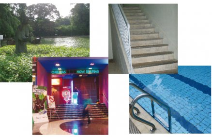 Some interesting spots include Botanic Gardens, swimming pools, cinemas, lifts