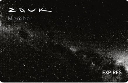 Zouk Member Card
