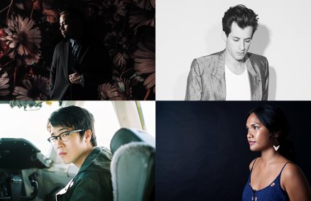 Clockwise, from top left: Ta-ku, Mark Ronson, RAH, Charlie Lim