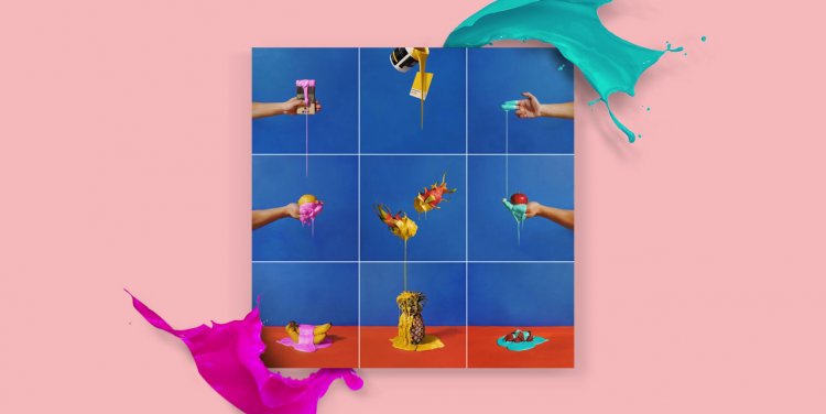 One of Ron's 3x3 pieces on his Instagram feed.