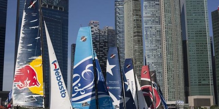 Extreme Sailing Series Singapore; Photo Credit Lloyd Images