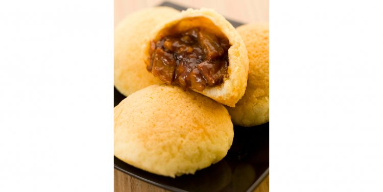 Baked bun with BBQ pork at Tim Ho Wan