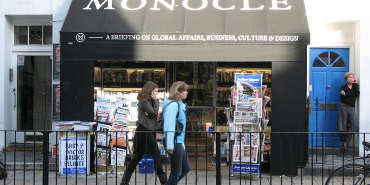 Monocle Magazine newsagency, image credit: Charlotte Gilhooly