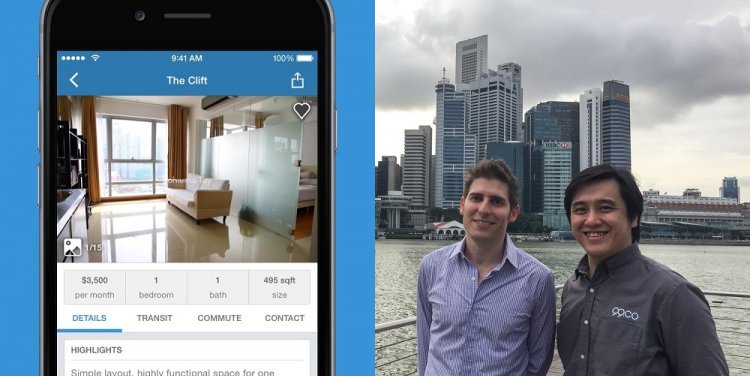 Investor Eduardo Saverin with 99.co CEO Darius Cheung